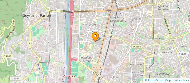 localisation de l'entreprise MADAME AHLAM KAOUBAA LEMGHILI  GRENOBLE