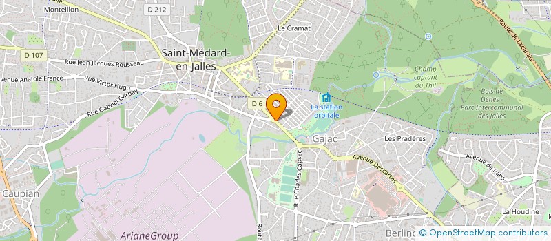 localisation de l'entreprise MADAME AHLAM LAMRANI à SAINT-MEDARD-EN-JALLES