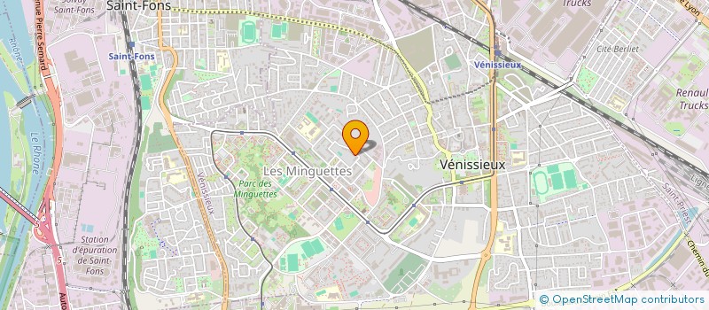 localisation de l'entreprise MADAME AHLAM SOUALMI  VENISSIEUX