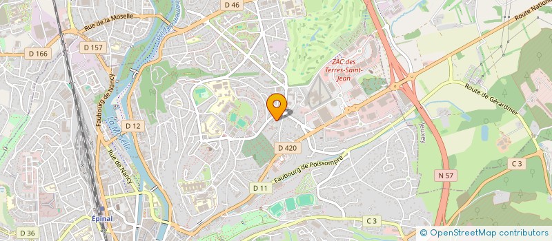 localisation de l'entreprise MADAME AHLAM TOHAMI  EPINAL