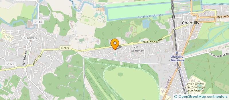 localisation de l'entreprise MADAME AHLAM ZIDOUNI  GOUVIEUX