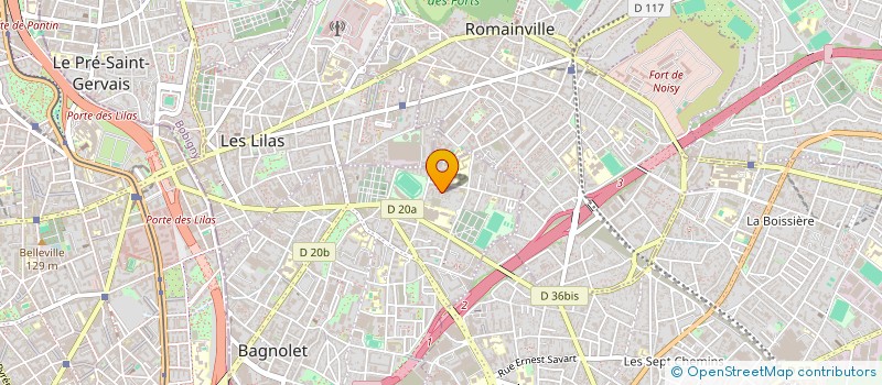 localisation de l'entreprise MADAME AHLAN ABDELKADER à BAGNOLET