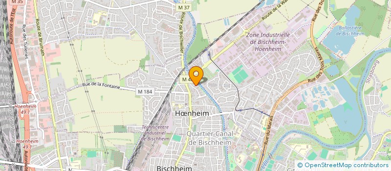 localisation de l'entreprise MADAME AHLEM AKHIAT  HNHEIM