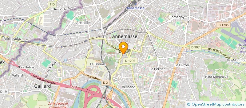 localisation de l'entreprise MADAME AHLEM BANE à ANNEMASSE