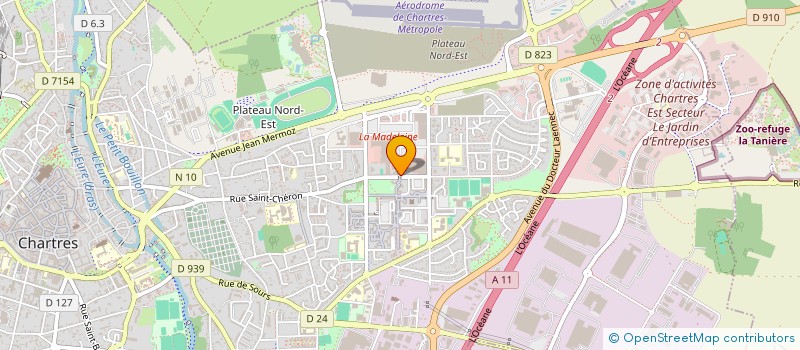 localisation de l'entreprise MADAME AHLEM BEN RAJAB à CHARTRES