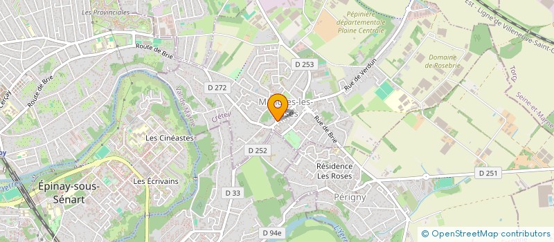 localisation de l'entreprise MADAME AHLEM BEN SALAH  MANDRES-LES-ROSES