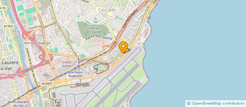 localisation de l'entreprise MADAME AHLEM BENNOUR HAMZA à NICE