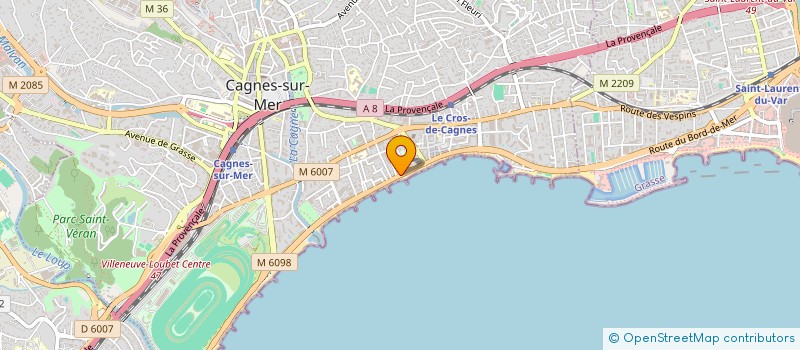 localisation de l'entreprise MADAME AHLEM BOUDHIAFI à CAGNES-SUR-MER