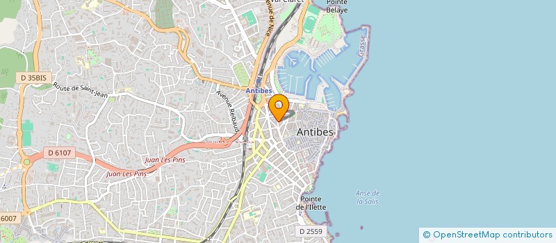 localisation de l'entreprise MADAME AHLEM BRAHAM à ANTIBES