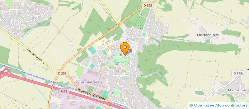 localisation de l'entreprise MADAME AHLEM DAIRA  BOURGOIN-JALLIEU