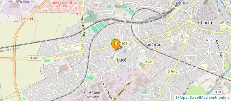 localisation de l'entreprise MADAME AHLEM DERKAOUI à LUCE