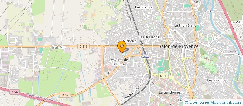 localisation de l'entreprise MADAME AHLEM GADRI  SALON-DE-PROVENCE