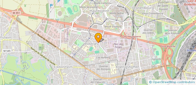 localisation de l'entreprise MADAME AHLEM LOUATI à STRASBOURG