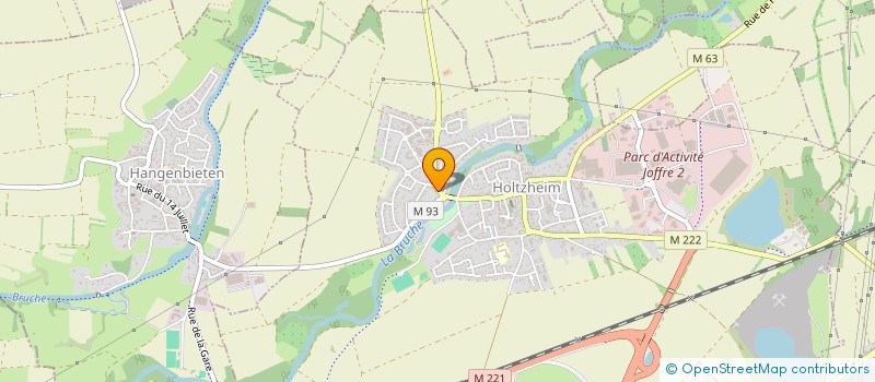localisation de l'entreprise MADAME AHLEM SAHRAOUI  HOLTZHEIM