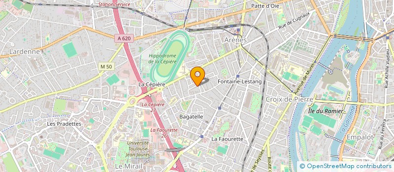 localisation de l'entreprise MADAME AHLEM SALAH  TOULOUSE