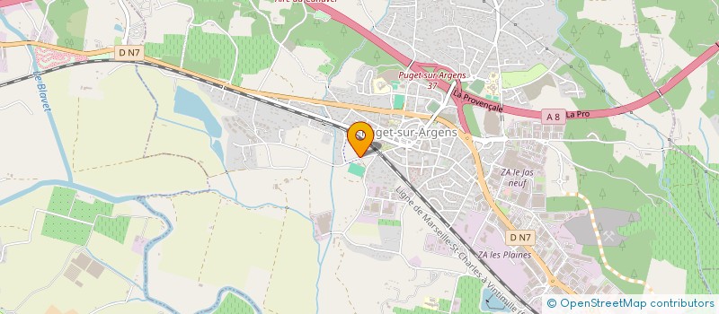 localisation de l'entreprise MADAME AHLEME SEHIL à PUGET-SUR-ARGENS
