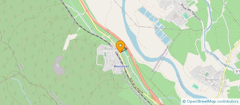 localisation de l'entreprise MADAME AHLONKOBA DJODJOUA  BOUCOIRAN-ET-NOZIERES