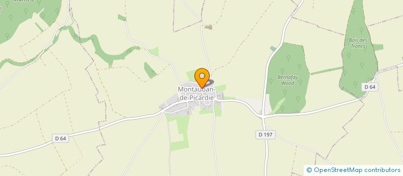 localisation de l'entreprise MADAME AHMED DAHMOUCHE  MONTAUBAN-DE-PICARDIE