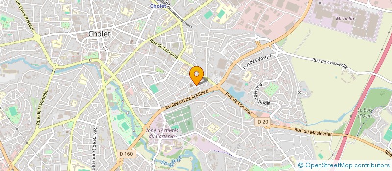 localisation de l'entreprise MADAME AHMED MOUSSA MOHAMED à CHOLET
