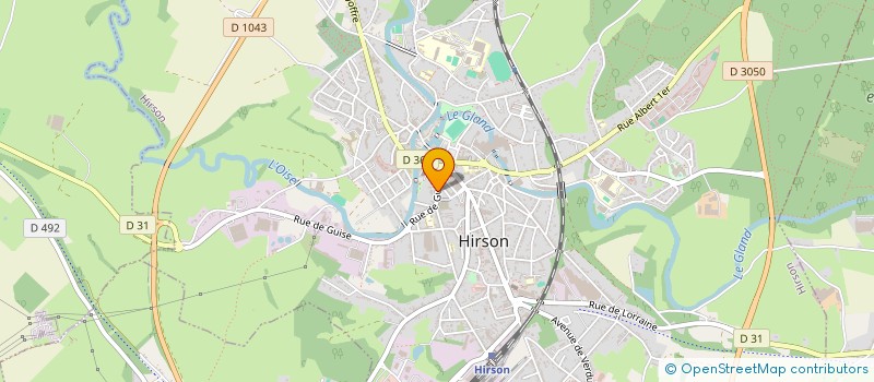 localisation de l'entreprise MADAME AHMED TABIBOU  HIRSON