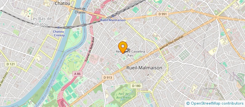 localisation de l'entreprise MADAME AHNOU HAYAT à RUEIL-MALMAISON