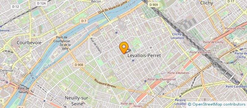 localisation de l'entreprise MADAME AHOU KONAN à LEVALLOIS-PERRET