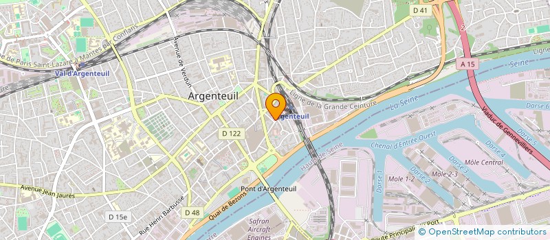 localisation de l'entreprise MADAME AHOU KONAN BOUADOUMOU à ARGENTEUIL