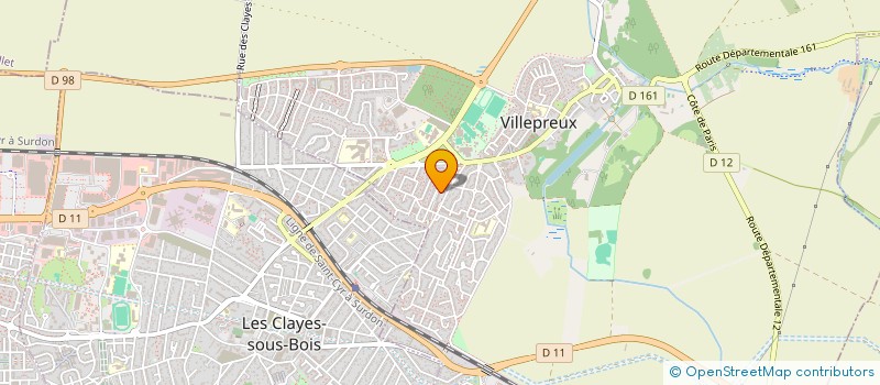 localisation de l'entreprise MADAME AHOU KOUASSI  VILLEPREUX