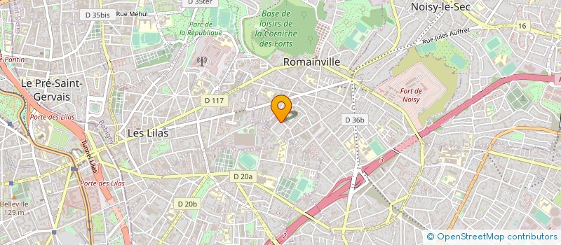 localisation de l'entreprise MADAME AHOUA DALLY à ROMAINVILLE