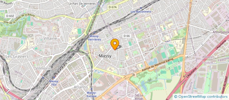 localisation de l'entreprise MADAME AHOUNTIN MARIE KOUASSI à MASSY