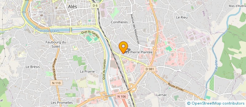 localisation de l'entreprise MADAME AICHA ABAALI à ALES