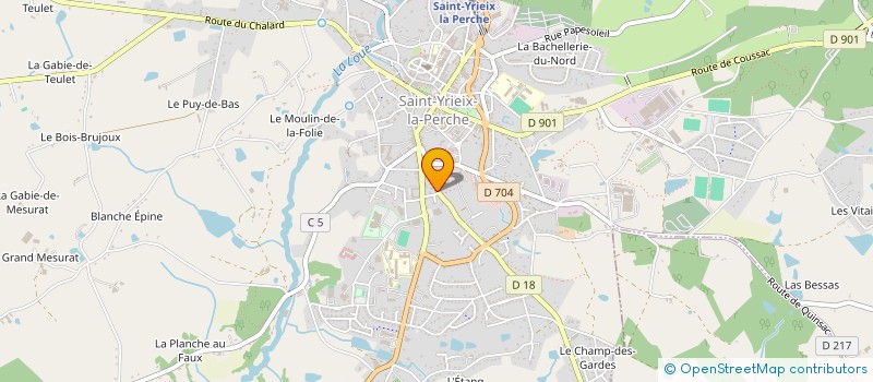 localisation de l'entreprise MADAME AICHA ABDELLAH à GUERET