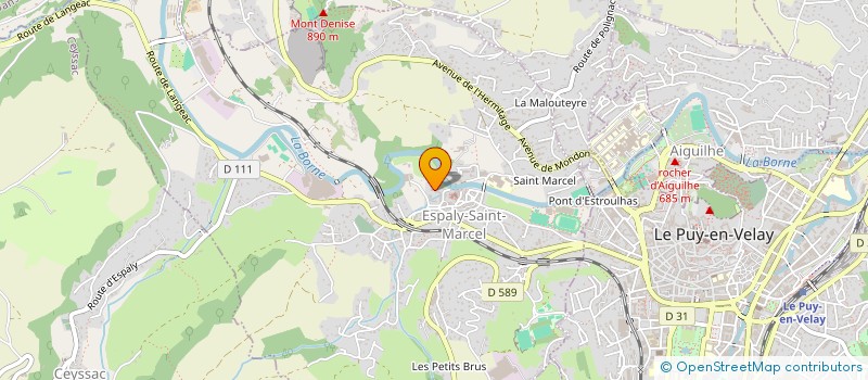 localisation de l'entreprise MADAME AICHA ACHAOUI  ESPALY-SAINT-MARCEL