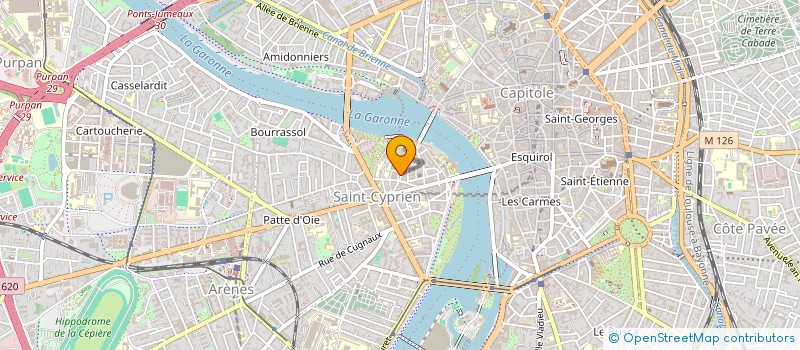 localisation de l'entreprise MADAME AICHA ACHOUR  TOULOUSE