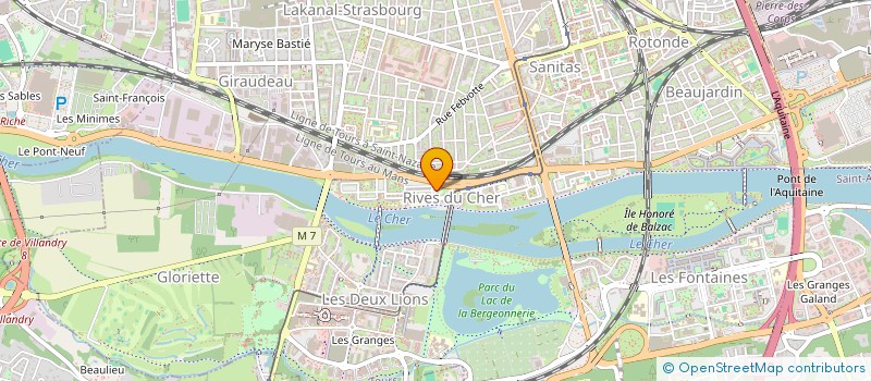 localisation de l'entreprise MADAME AICHA ADAM SALEH  TOURS