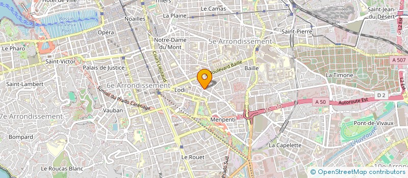 localisation de l'entreprise MADAME AICHA AIDARA à MARSEILLE