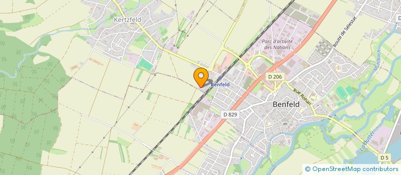 localisation de l'entreprise MADAME AICHA AL-ATYAOUI  BENFELD