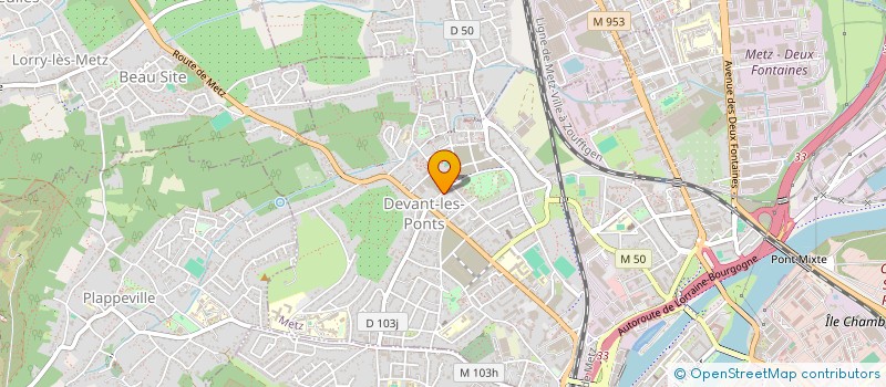 localisation de l'entreprise MADAME AICHA ALLIOUI  METZ