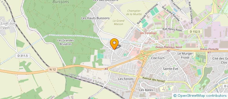 localisation de l'entreprise MADAME AICHA AMEJOUD à DREUX