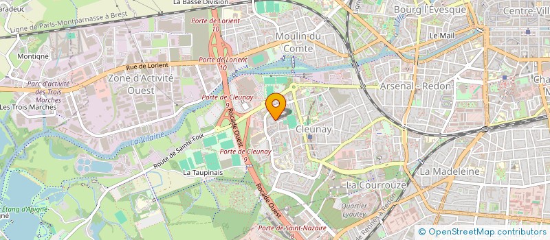 localisation de l'entreprise MADAME AICHA AMRY  RENNES