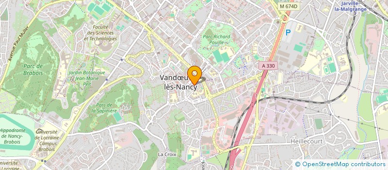localisation de l'entreprise MADAME AICHA BAHBAH à VANDŒUVRE-LES-NANCY