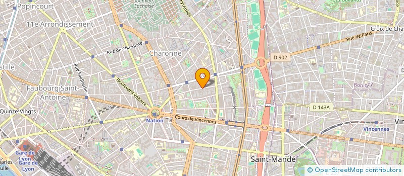 localisation de l'entreprise MADAME AICHA BAMBA  PARIS