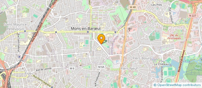 localisation de l'entreprise MADAME AICHA BARKA  MONS-EN-BARUL