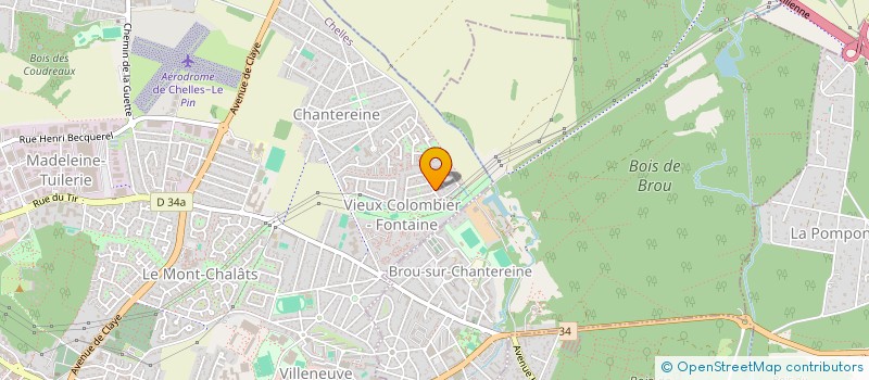 localisation de l'entreprise MADAME AICHA BELHACHEMI à CHELLES