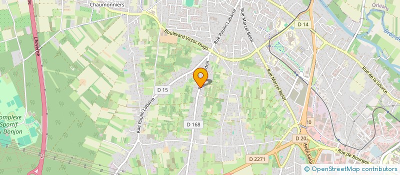 localisation de l'entreprise MADAME AICHA BELHIOUANE à OLIVET