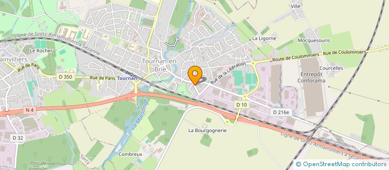 localisation de l'entreprise MADAME AICHA BELLAOUI à LIVERDY-EN-BRIE