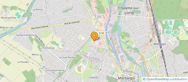 localisation de l'entreprise MADAME AICHA BEN AZZOUZ à CHALETTE-SUR-LOING