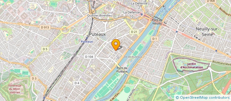 localisation de l'entreprise MADAME AICHA BEN RHOUMA  PUTEAUX