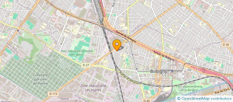 localisation de l'entreprise MADAME AICHA BENCHAA à BOBIGNY