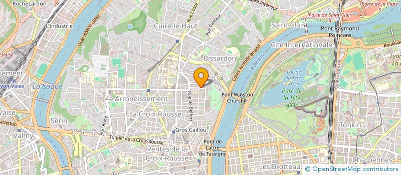 localisation de l'entreprise MADAME AICHA BENNOUR à LYON